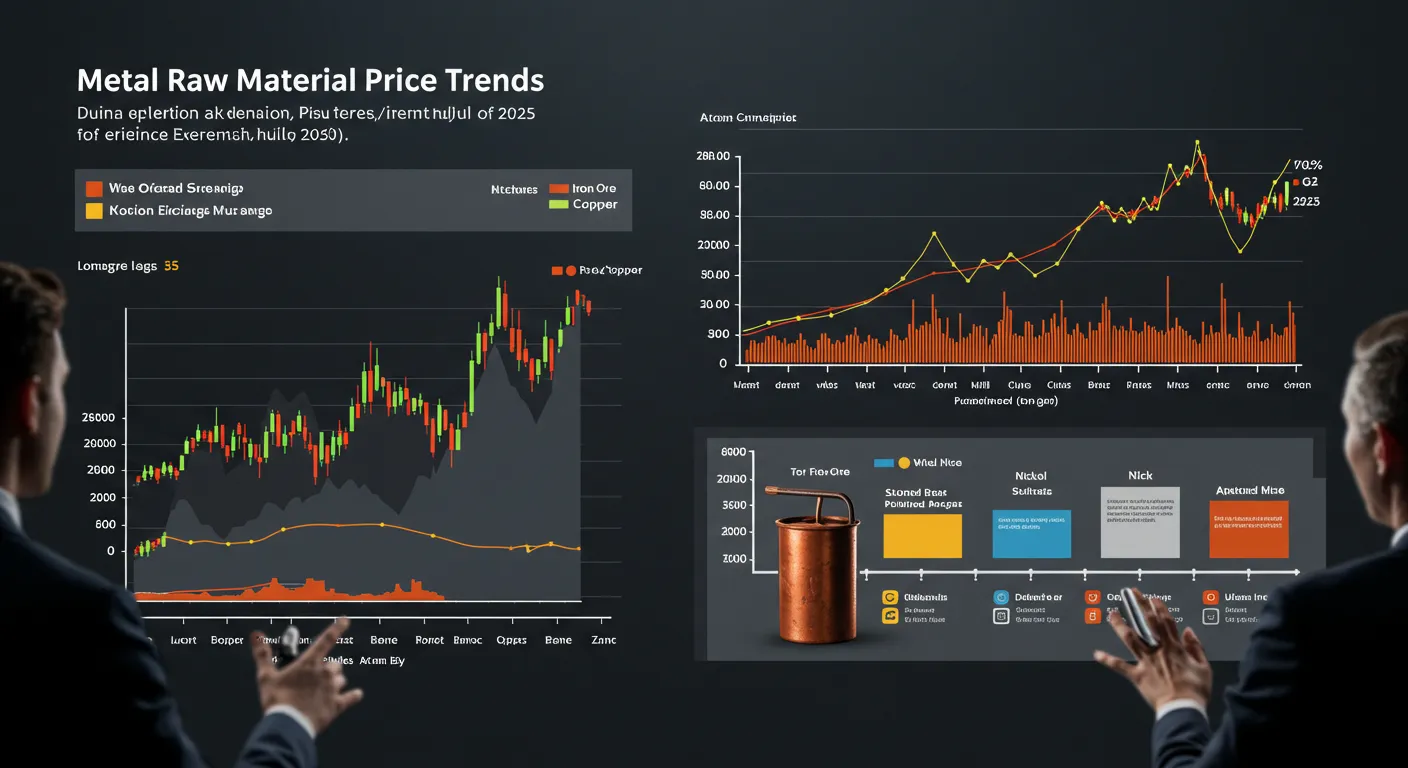 Trend harga bahan mentah logam pada separuh pertama tahun 2025