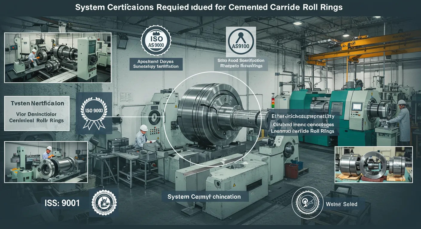 Apakah pensijilan sistem yang diperlukan untuk cincin roll karbida simen?