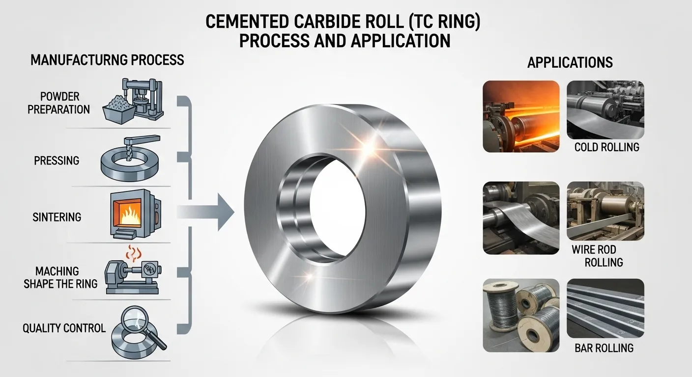 Proses dan Aplikasi Roll Carbide Roll (TC) Bersatu (TC)