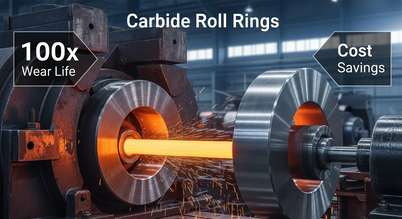 Cincin Roll Carbide: Komponen teras berprestasi tinggi dalam kilang rolling keluli moden